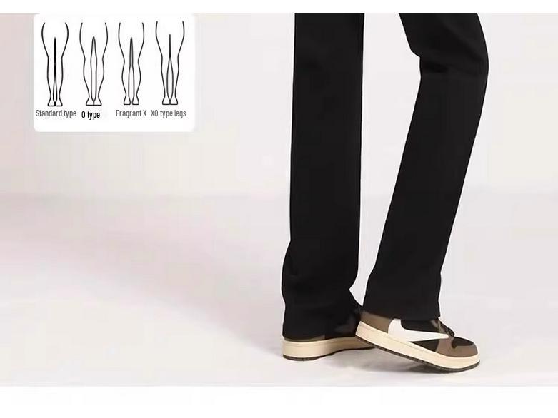 Women's Black High-Waist Slimming Fleece-Lined Jeans: 2025 New Spring Collection