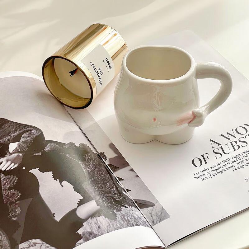 Creative Cute Ceramic Milk Coffee Mug