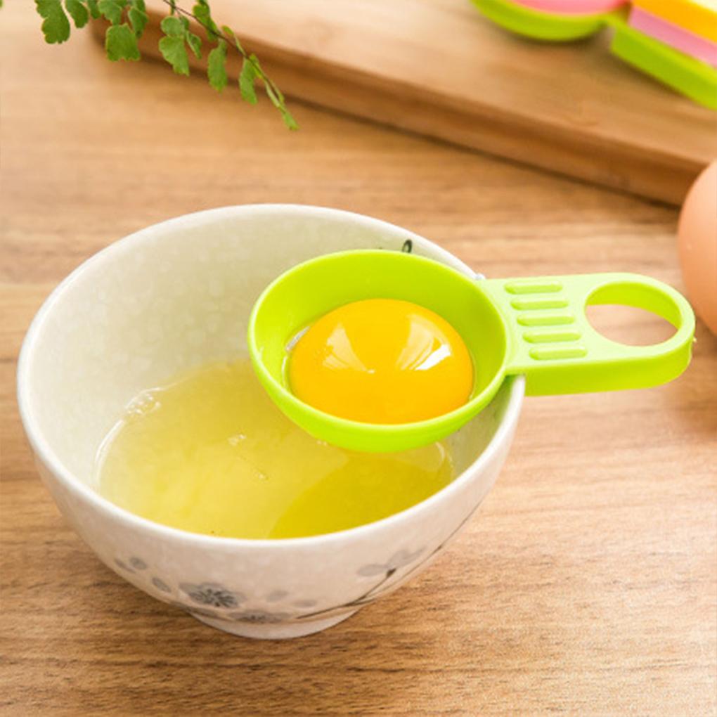 Egg Separator Hook Short Easy Operation Eggs White Separators Hollow Lightweight Divider Tool Omelet Extractor Muffins