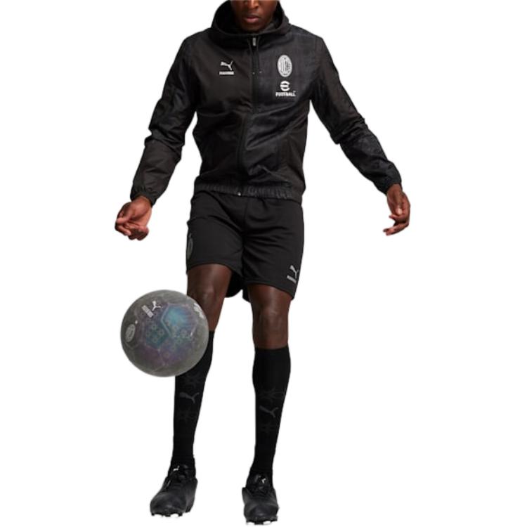 Puma x AC Milan x Pleasures Prematch Jacket 'Dark Version' Men's