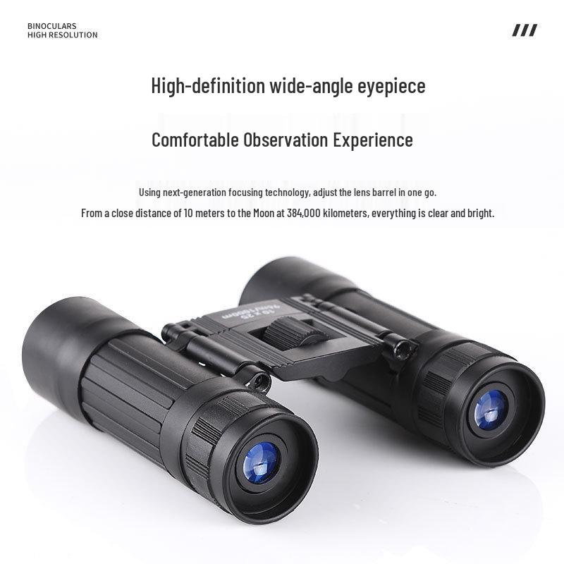 Customizable HD 10x25 Binoculars - High Magnification, Easy to Carry, Perfect for Outdoor Use