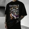 One Piece Anime Luffy Gear5 Print T Shirt Unisex Unisex Cotton Short Sleeve Summer Y2k Graphic Tee Casual Streetwear Oversized Tops