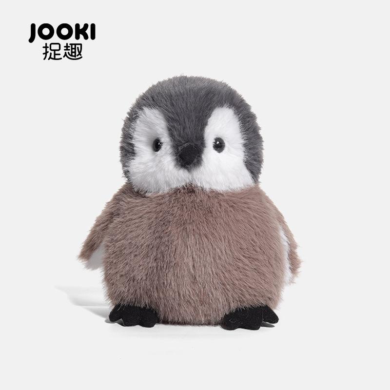 Karte Cartoon Pinguin Bild Niedliches Plüschtier Weiche Angenehme Haptik Puppe Nachttisch-Ornament Dekoration Kreatisches Zubehör Lustige Geschenke