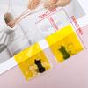 50Pcs Couple Cats Biscuits Candy Bags Plastic Sandwich Bread Packaging Bags  Package Supplies