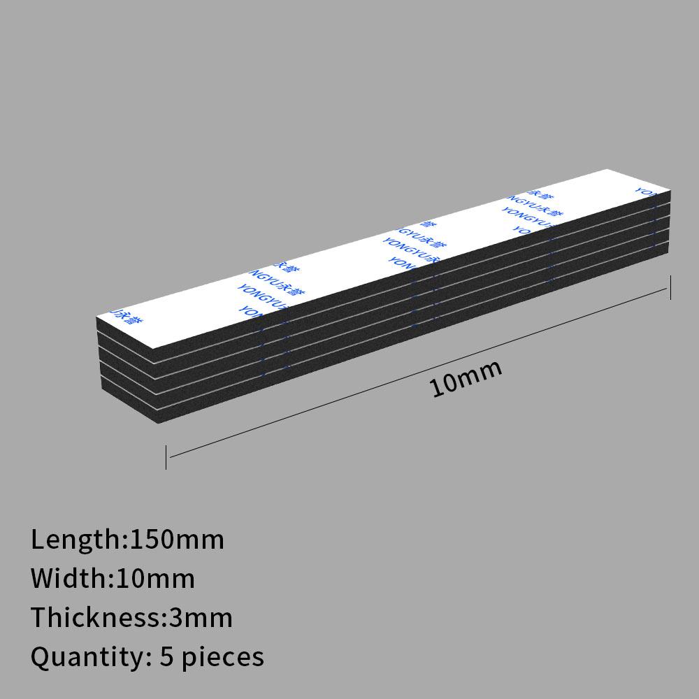 EVA Doppelseitiges Schaumstoffband Quadratisch Selbstklebendes Schaumstoffband Schwarz Starkes Klebeband Pads für DIY Kunsthandwerksbedarf