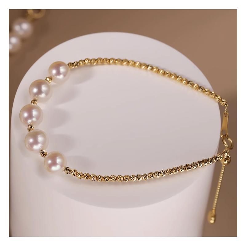 18K Gold Plated Spacer Bead For Jewelry Making,2.5-6mm Beads Separators,Decorative Beads For Bracelets,DIY Accessories Wholesale