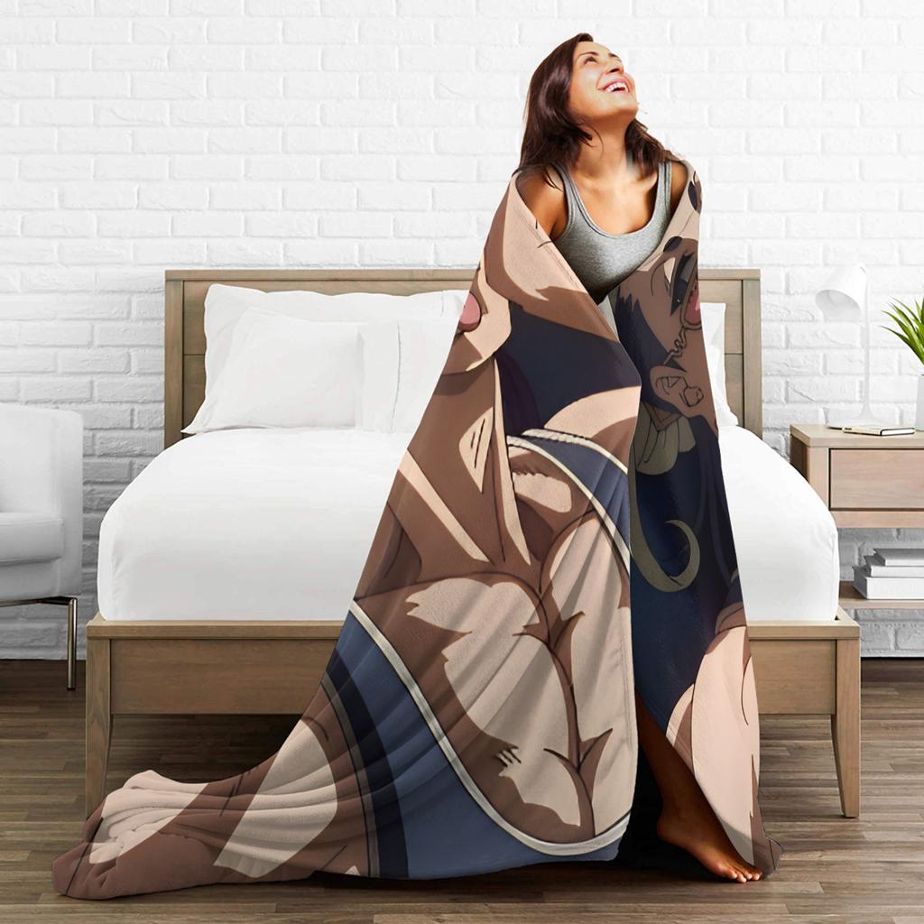 Record of Ragnarok Manga Flannel Blankets Anime Custom Throw Blankets for Sofa Bedding Lounge 200x150cm Rug Piece,