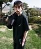 Holliseon Lawrence Short Embroidery T-Shirt Black