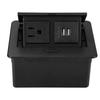 125V Recessed Pop-up Conference Table Socket with USB Charging