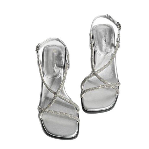 Soft Leather Version~ Sandals Women's Summer 2025 New French High-end Women's Fairy Style Beautiful High Heels