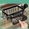 Aluminum Kitchen Sink Water Drain Organizer With Removable Tray For Home Use