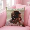 Conscious French Rapper Singer NNekfeu Cushion Cover Pillow Case Soft Skin Friendly Fabric  Concealed Zipper