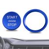 Start Button Cover Ring Engine Start Starter Ring Aluminum Cover Car Interior | Universal