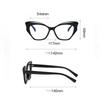 Fashion Blue Light Blocking Ladies Glasses Frame Ultralight Cat-eye Flat Glasses Optical Prescription Glasses Frame Women 62604