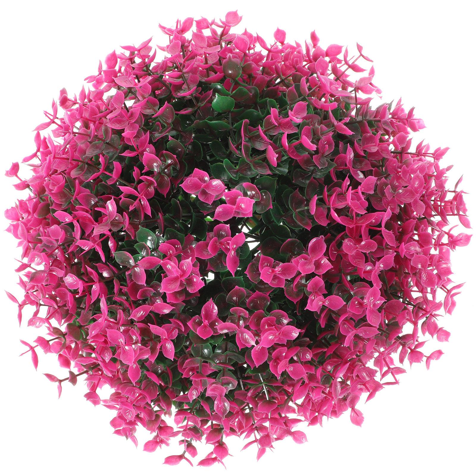 

Artificial Plant Topiary Ball Faux Eucalyptus Simulation Decorative Grass Ball Outdoor Garden Hanging Mall Ceiling Decor 25X25cm