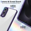 For Samsung Galaxy S25 Edge Case Matte Skin Touch Clear PC + TPU Shockproof Phone Back Cover