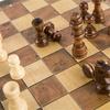 Tragbares Holz-Reise-Schachspiel-Set Reise-Schach & Dame Brettspiel Faltbares Dame-Brettspiel für Kinder Erwachsene