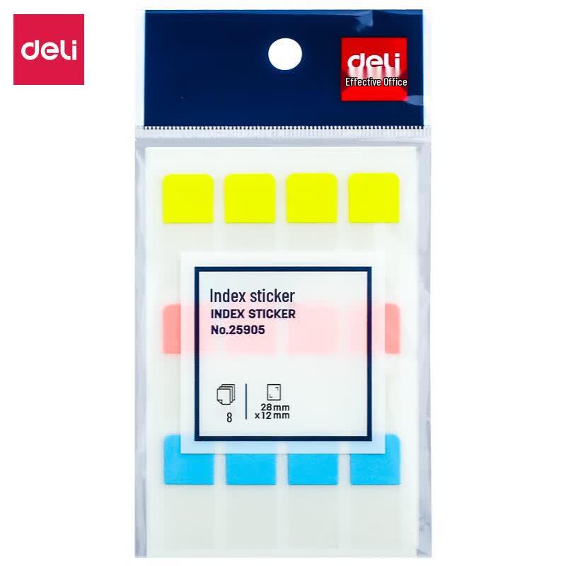 Deli 25905 Index Tabs & Sticky Notes, 5-Pack