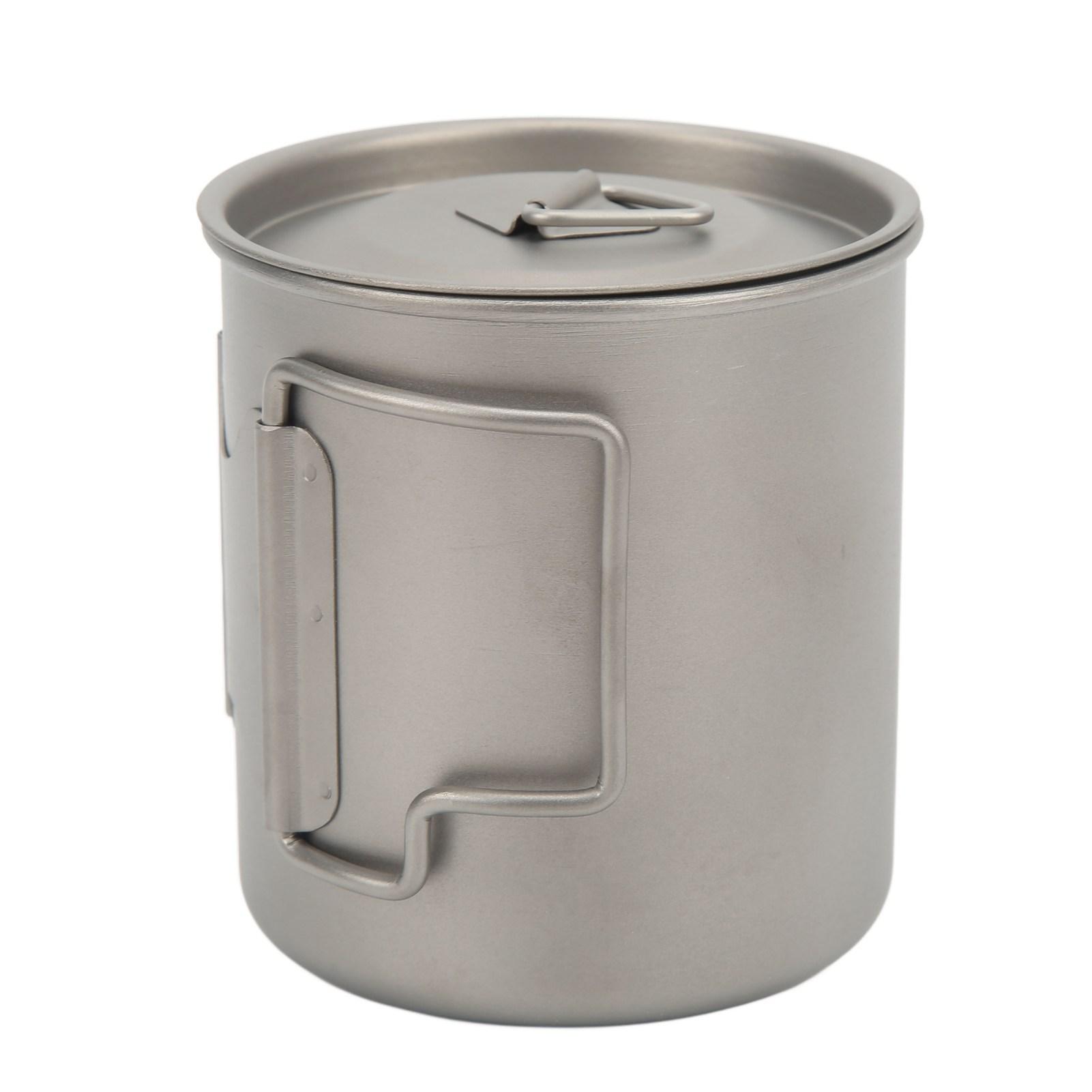 

Кемпінгова кавова кружка зі складаною ручкою, портативна, гуманізований дизайн, алюмінієвий сплав, велика місткість, кружка для приготування їжі на відкритому повітрі