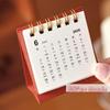 [TG835]2027 Mini Simple Calendar Small Desk Calendar Creative Coil Calendar Planner Desktop Decoration Office Stationery