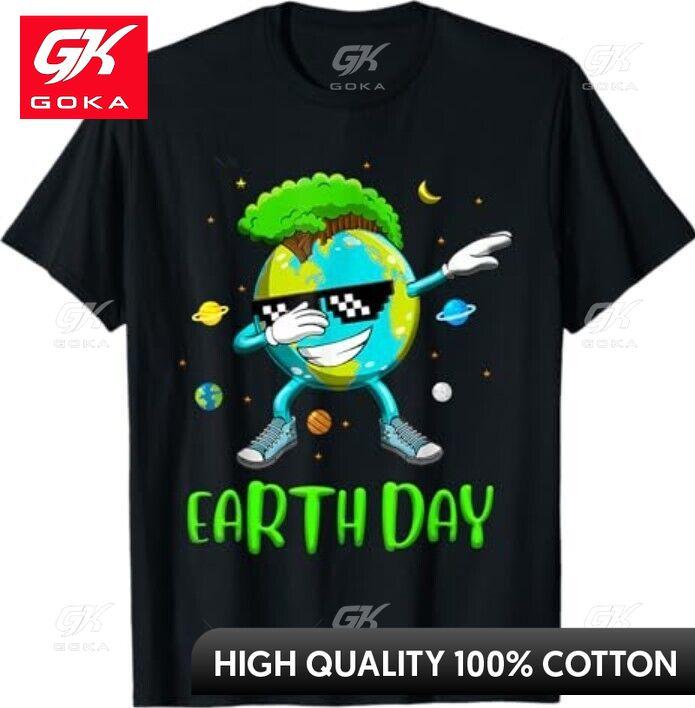 Earth Day Rocks Dabbing Earth Day Design Protect Our Earth Graphic T Shirts Unisexs Clothing Cotton Women Funny Summer Tshrits S