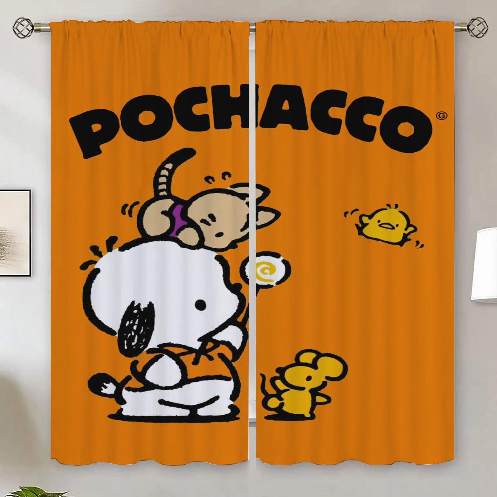 

P-Pachaccos Шторы для гостиной для камеры Шифоновые подхваты для штор Затемняющие шторы 100% щупальца Шторы Современные готовые шторы W50xH70cmx2pcs-CL