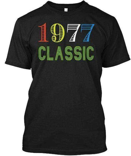 1977 Klassisches 41. Geburtstags-70er-Jahre-T-Shirt Hergestellt in den USA Größe S bis 5XL