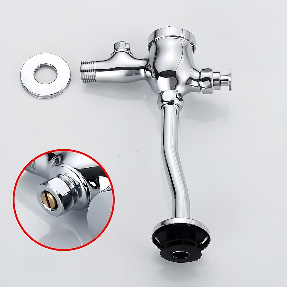 Automatic Shutoff Valve Time Delay Flush Valve Restroom Upgrade Copper Flush Valve Mechanism Versatile Installation
