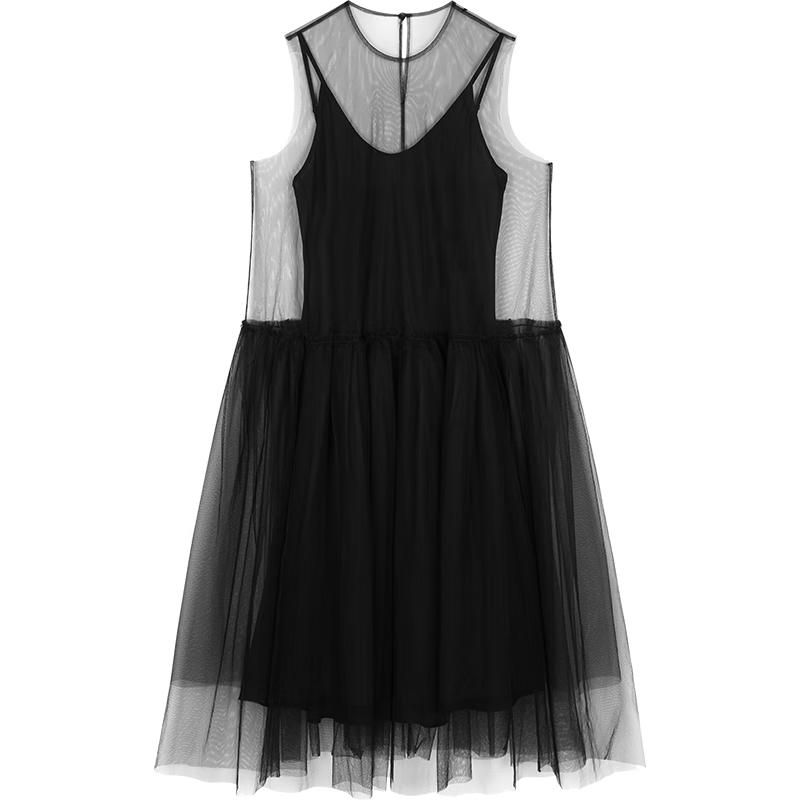 

JNBY 2024 Осень Сетчатое платье без рукавов S