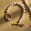 Luvinball Buckle Snowball Pearl Bracelet