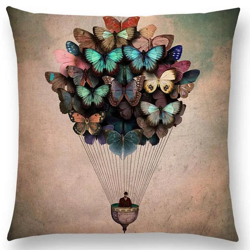 New Elegant Lady Lovely Girl Shakespeare Plays Fantasy Painting Heart Free Wish Sea Cushion Cover Sofa Throw Pillow Case