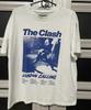 The Clash London Calling Tour White Cotton T Shirt Full Size S-5XL Unisex T-Shirt