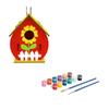 Wooden Home Decoration DIY Hand Painted Crafts  Bird House Set 30ML