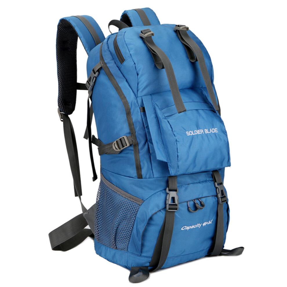 45L Waterproof Camping Hiking Backpack, 30x18x50cm, Multiple Colors