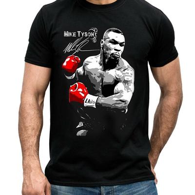 RETRO Mike Tyson Signature T-shirt Black Unisex All Sizes S To 5XL JJ3421 Unisex T-Shirt