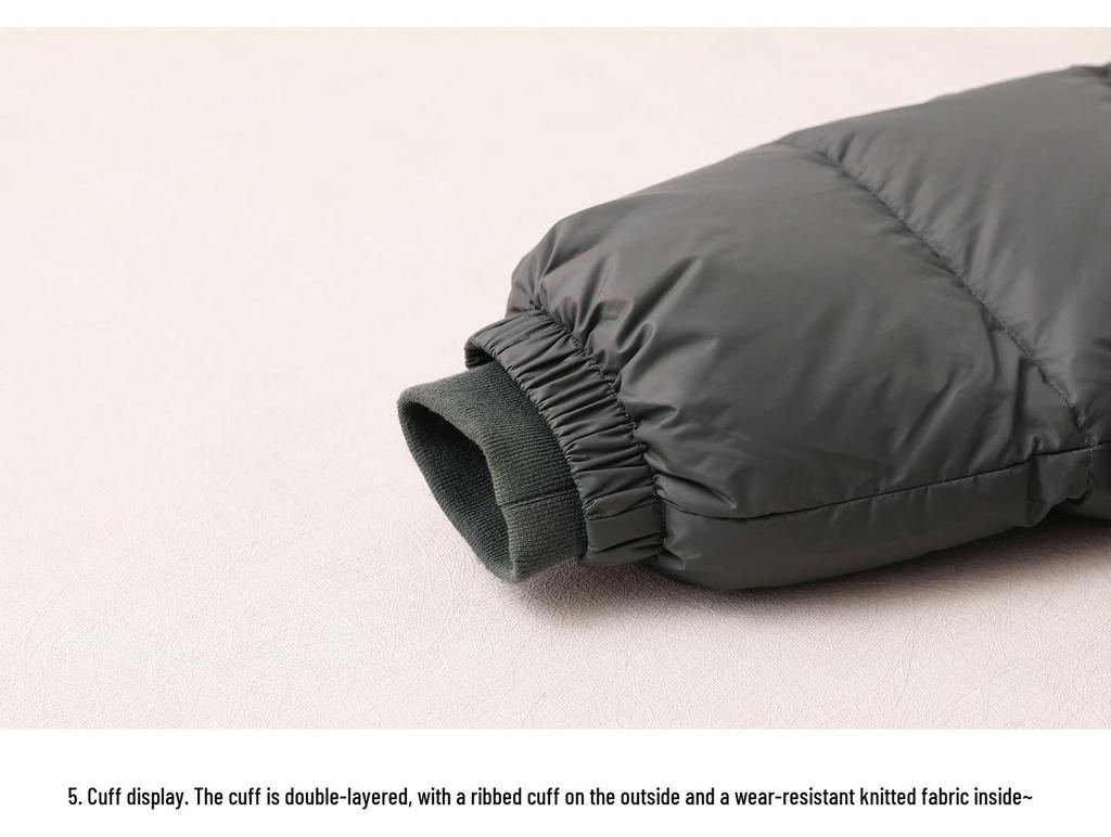 2025 Winter Hooded Down Jacket for Girls - 90% Down, Medium & Large Sizes, Children’s New Style