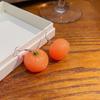 Korean-Style Cute Candy Color Orange Fruit Earrings - Versatile and Stylish Jewelry for Women