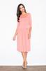 Stylish Pink Midi Set with 3/4 Sleeves M322 Size