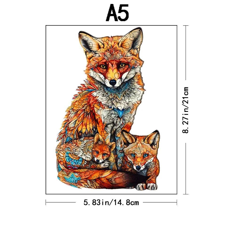 Colorful Peacock Wooden Jigsaw Puzzle - Unique DIY Animal Gift for Kids