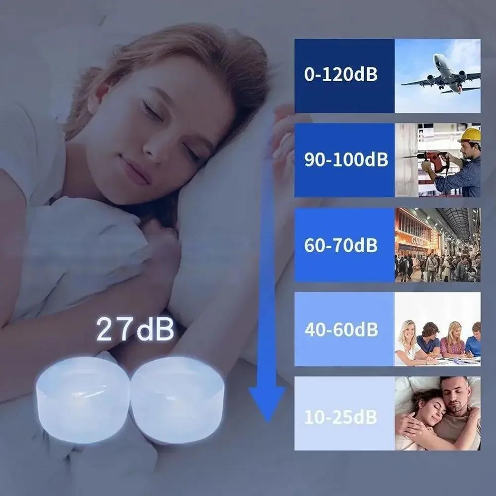 Silicone Mud Earplugs Can Be Shaped Soundproof Noise Reducing Sleeping Swimming and Waterproof
