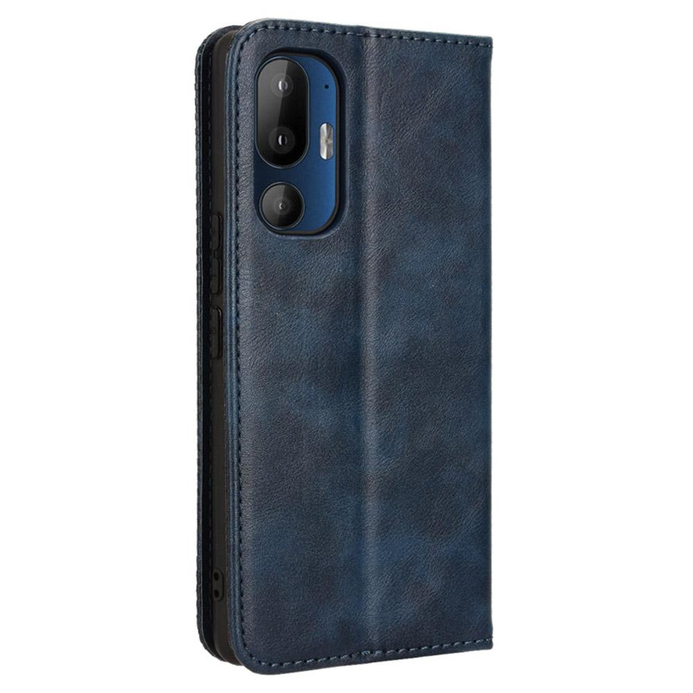 Pro pouzdro HTC U24 Pro 5G Retro PU kůže Peněženka Kryt na telefon Stojan