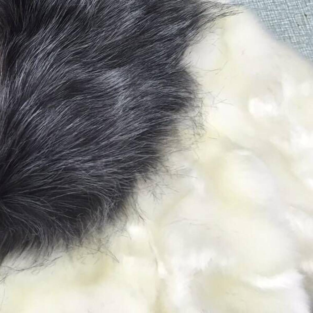 Women Long Of Imitation Mink Coat With Cap