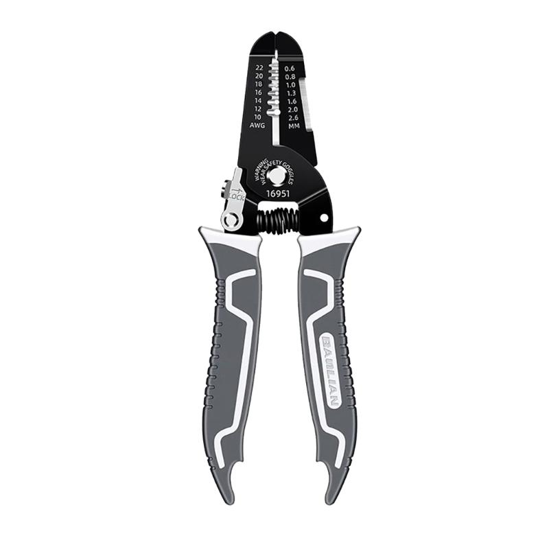 Wire Stripper, 7inch Cable Wire Cutters,Precisions Wire Stripper,Heavy Duty Spring Cable Cutting Pliers for Aluminum 1
