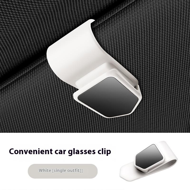 Car-Mounted Eyeglass Holder Interior Automobile Sunglasses Bracket Sunshade Storage Multi-Functional Vehicle Sunglass Clip