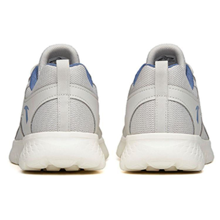 Anta Comfortable Versatile Shock Absorbing Non-Slip Wear-Resistant Low-Top Running Shoes Men sneaker Gray Blue 912145521-3