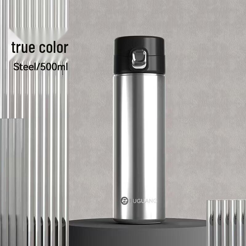 FUGUANG Youming 316L Stainless Steel Pop-Up Lid Vacuum Thermos