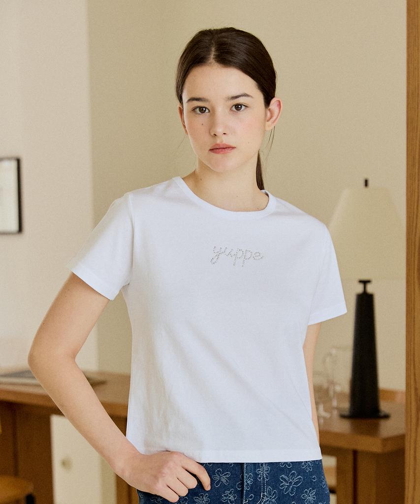 YUPPE Dotted Yuppe T-Shirt_White