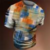 Sommer Männer T-Shirt T-stück Tribal Print Vintage Tops O Hals Urlaub Harajuku Shirt Kurzarm Casual Männlich Lustige Kleidung Camiseta
