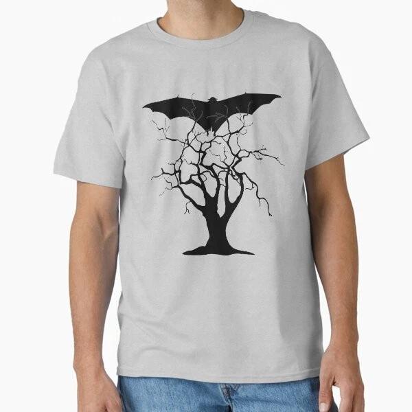 Bat Over A Tree Classic Tshirt Made In Usaaus Tshirt S2xl S
