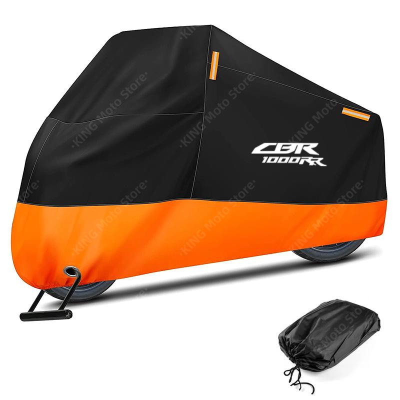 

Водонепроницаемый чехол Honda для Honda CBR 1000RR CBR1000RR CBR 1000 RR 2004-2019 мотоциклетный чехол от пыли и дождя со светоотражающей полосой M оранжевый